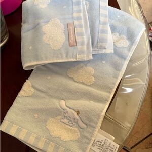 Sanrio Soft Blue Hand Towel Cinnamonroll
